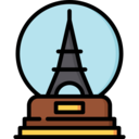 decoration,travel,globe,tower,shapes,ball,gift,snow,ornament,snow globe,souvenir,eiffel
